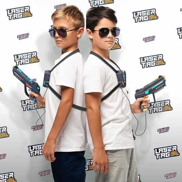 Rechargeable Laser Tag for Kids, Teens & Adults - Blasters & Vest Sensors - Fun Ideas Age 8+ Year Old Toys - 4 Set - Lazer Teen Boy Games - Boys & Girls Outdoor Teenage Group Activities - Image 3