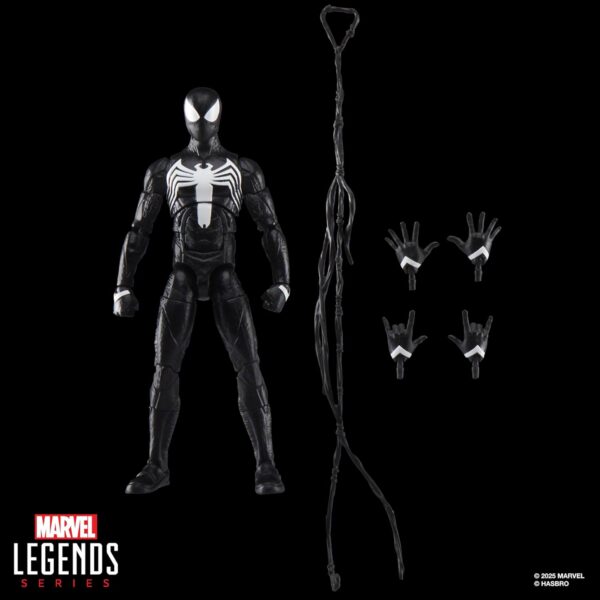 Spider-Man Marvel Legends Series Gamerverse Peter Parker Black Suit, 2 Video Game-Inspired Collectible 6 Inch Action Figure - Image 6