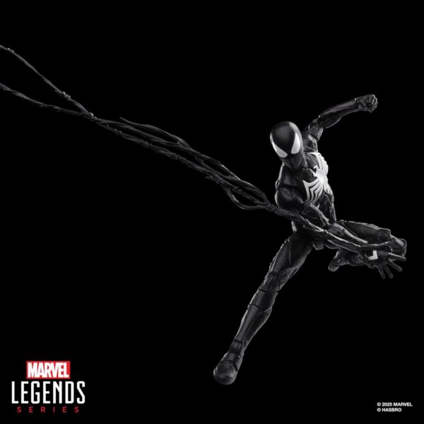 Spider-Man Marvel Legends Series Gamerverse Peter Parker Black Suit, 2 Video Game-Inspired Collectible 6 Inch Action Figure - Image 7