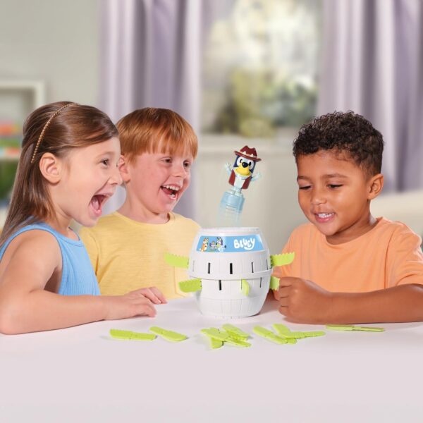 TOMY Games Pop Up Bluey Kids Game - Strategic Preschool Games and Bluey Toys for Family Game Night - Classic Kids Board Games - Kids Toys for 2-4 Players - Ages 4 Years and Up - Image 5