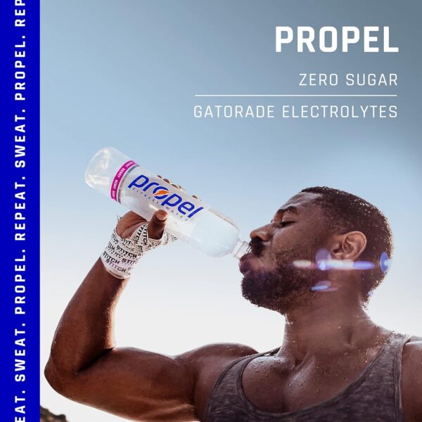 Propel, Kiwi Strawberry, Zero Calorie Sports Drinking Water with Electrolytes and Vitamins C&E, 16.9 Fl Oz (Pack of 12) - Packaging May Vary - Image 6