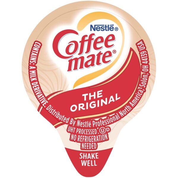 Nestle Coffee mate Coffee Creamer, Original, Liquid Creamer Singles, Non Dairy, No Refrigeration, 0.375 fl oz Tubs (Pack of 180) - Image 7