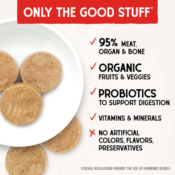 Stella & Chewy's Freeze Dried Raw Dinner Patties – Grain Free Dog Food, Protein Rich Stella’s Super Beef Recipe – 5.5 oz Bag - Image 11