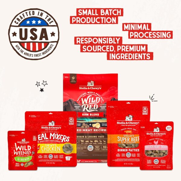 Stella & Chewy's Freeze Dried Raw Dinner Patties – Grain Free Dog Food, Protein Rich Stella’s Super Beef Recipe – 5.5 oz Bag - Image 4
