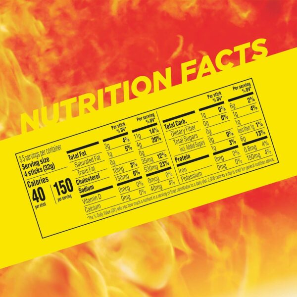 Slim Jim Smoked Meat Sticks, Original Flavor, 6g Protein Per Serving, Snack Size, 0.28 oz. (14 Count) - Image 7